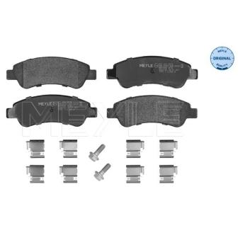 Jeu de 4 plaquettes de frein arrière MEYLE OEM 425469