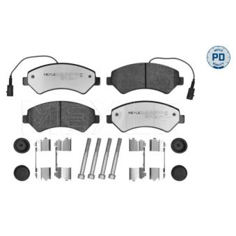 Jeu de 4 plaquettes de frein avant MEYLE OEM 425376