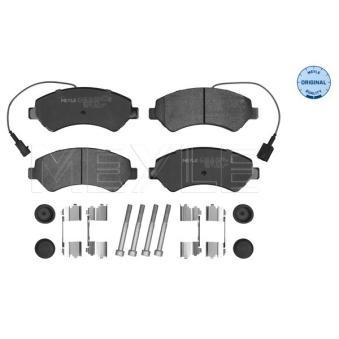 Jeu de 4 plaquettes de frein avant MEYLE OEM 425376