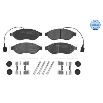 Jeu de 4 plaquettes de frein avant MEYLE OEM 1647863980 Jeu de 4 plaquettes de frein avant MEYLE OEM 1647863980