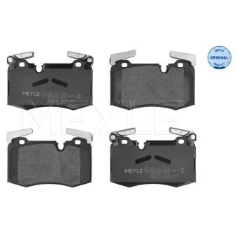 Jeu de 4 plaquettes de frein avant MEYLE 025 244 7814 pour MINI MINI John Cooper Works - 211cv