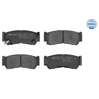 Jeu de 4 plaquettes de frein arrière MEYLE OEM 583024AA00