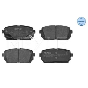 Jeu de 4 plaquettes de frein arrière MEYLE OEM 583021DE00