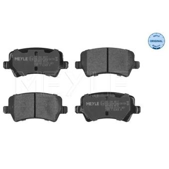 Jeu de 4 plaquettes de frein arrière MEYLE OEM 6G912M008FD Jeu de 4 plaquettes de frein arrière MEYLE OEM 6G912M008FD