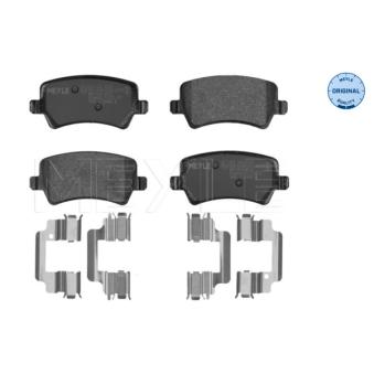 Jeu de 4 plaquettes de frein arrière MEYLE OEM 30742516 Jeu de 4 plaquettes de frein arrière MEYLE OEM 30742516