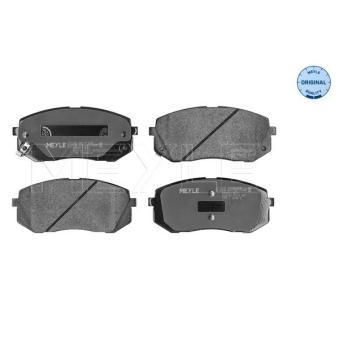 Jeu de 4 plaquettes de frein avant MEYLE OEM 581013ZA06