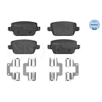 Jeu de 4 plaquettes de frein arrière MEYLE OEM 30671576