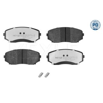 Jeu de 4 plaquettes de frein avant MEYLE OEM EHY43328Z