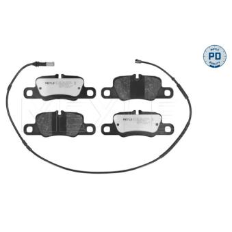 Jeu de 4 plaquettes de frein arrière MEYLE OEM 971698451L