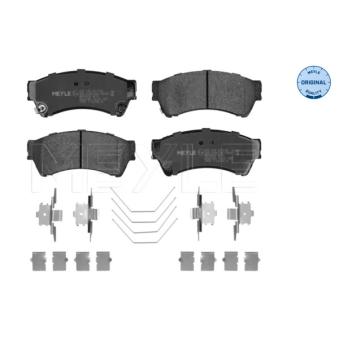 Jeu de 4 plaquettes de frein avant MEYLE 025 245 8217/W pour MAZDA 6 2.0 MRZ - 147cv