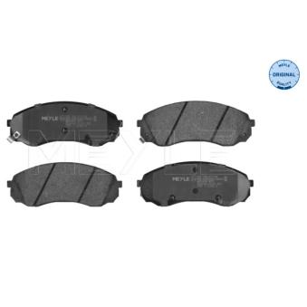 Jeu de 4 plaquettes de frein avant MEYLE 025 245 9717/W pour AUDI A5 2.5 CRDi - 110cv