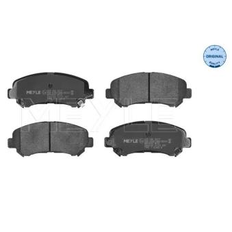 Jeu de 4 plaquettes de frein avant MEYLE OEM 410600023R