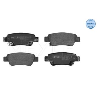 Jeu de 4 plaquettes de frein arrière MEYLE OEM 43022SWWG01