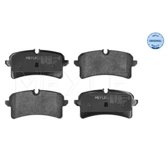 Jeu de 4 plaquettes de frein arrière MEYLE [025 246 4317]