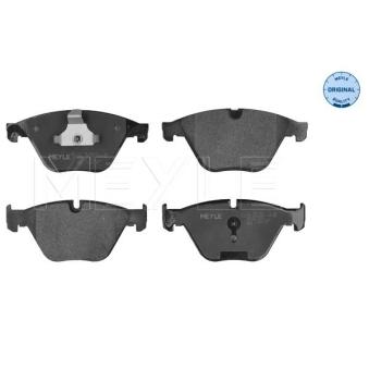 Jeu de 4 plaquettes de frein avant MEYLE OEM 34116775314