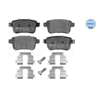 Jeu de 4 plaquettes de frein arrière MEYLE 025 246 9216 pour FERRARI 458 111 CDI - 110cv