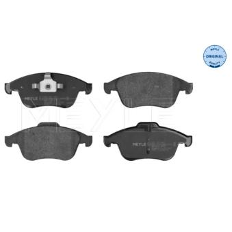 Jeu de 4 plaquettes de frein avant MEYLE OEM 410602933R
