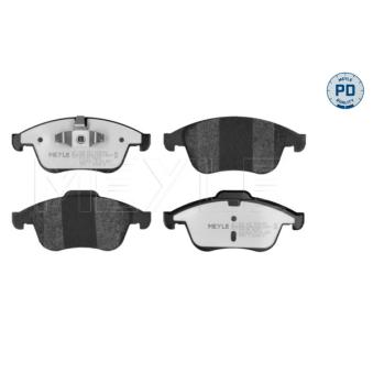 Jeu de 4 plaquettes de frein avant MEYLE OEM 410605055R