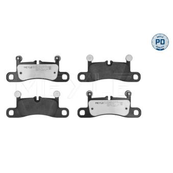 Jeu de 4 plaquettes de frein arrière MEYLE OEM JZW698451R