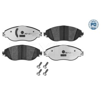 Jeu de 4 plaquettes de frein avant MEYLE OEM 3Q0698151B