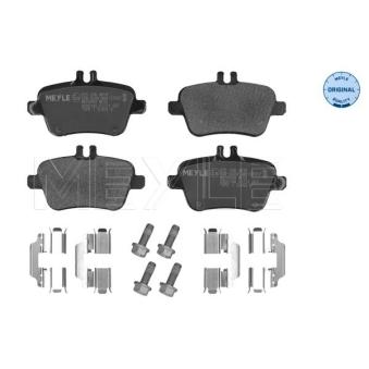 Jeu de 4 plaquettes de frein arrière MEYLE OEM 0074209620