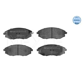 Jeu de 4 plaquettes de frein avant MEYLE OEM 96952179