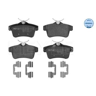 Jeu de 4 plaquettes de frein arrière MEYLE [025 249 2217]