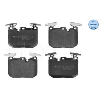 Jeu de 4 plaquettes de frein avant MEYLE OEM 34116857968