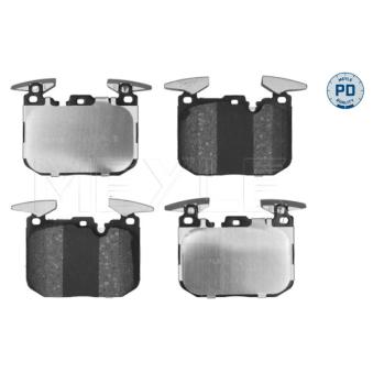 Jeu de 4 plaquettes de frein avant MEYLE OEM 34116857968