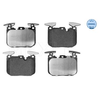 Jeu de 4 plaquettes de frein avant MEYLE OEM 34112464195