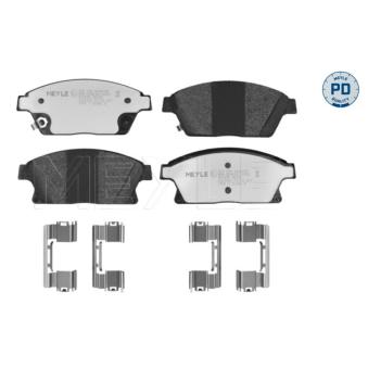 Jeu de 4 plaquettes de frein avant MEYLE OEM 95516193