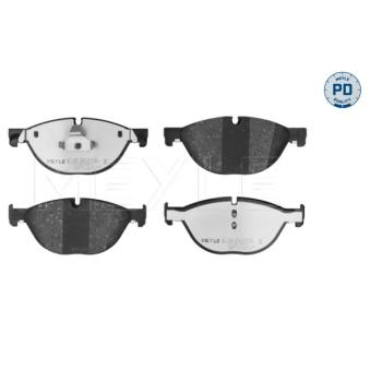 Jeu de 4 plaquettes de frein avant MEYLE OEM 34116775322