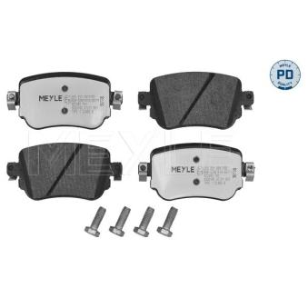 Jeu de 4 plaquettes de frein arrière MEYLE 025 251 0917/PD pour CITROEN DS3 1.6 - 110cv