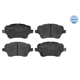 Jeu de 4 plaquettes de frein avant MEYLE OEM AY112K021BA