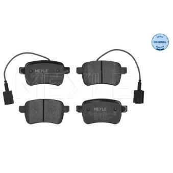 Jeu de 4 plaquettes de frein arrière MEYLE OEM 71770092