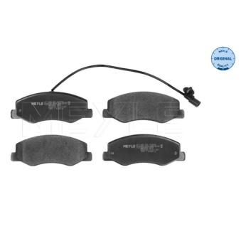 Jeu de 4 plaquettes de frein arrière MEYLE OEM 4406000Q0G