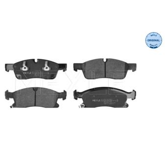 Jeu de 4 plaquettes de frein avant MEYLE OEM 68052369AA