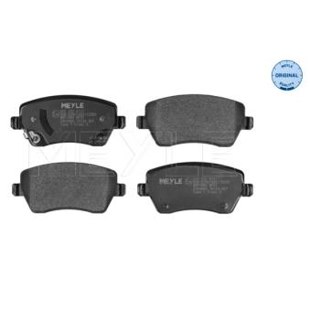 Jeu de 4 plaquettes de frein avant MEYLE OEM D10601HA0A Jeu de 4 plaquettes de frein avant MEYLE OEM D10601HA0A