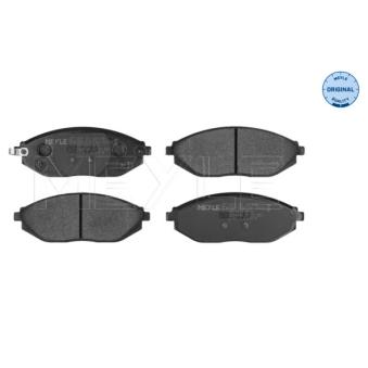 Jeu de 4 plaquettes de frein avant MEYLE OEM 96682858
