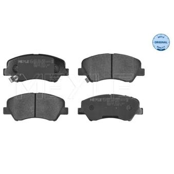 Jeu de 4 plaquettes de frein avant MEYLE OEM 58101H8A05