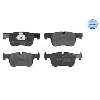 Jeu de 4 plaquettes de frein avant MEYLE OEM 34106884243