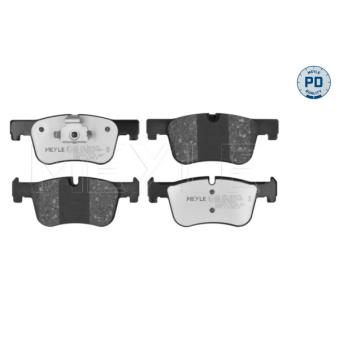 Jeu de 4 plaquettes de frein avant MEYLE OEM 34116850568