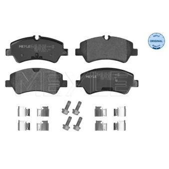 Jeu de 4 plaquettes de frein arrière MEYLE OEM 1840037 Jeu de 4 plaquettes de frein arrière MEYLE OEM 1840037