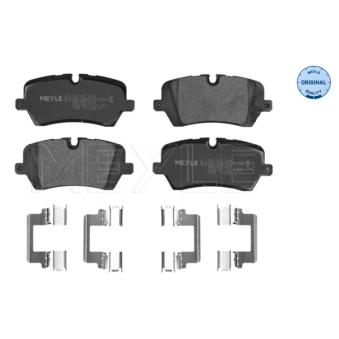 Jeu de 4 plaquettes de frein arrière MEYLE OEM LR106326