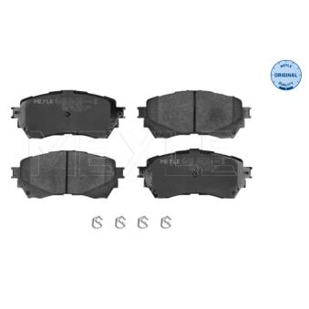 Jeu de 4 plaquettes de frein avant MEYLE OEM g4ya3328z