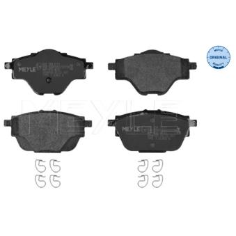 Jeu de 4 plaquettes de frein arrière MEYLE OEM 95525386