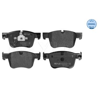 Jeu de 4 plaquettes de frein avant MEYLE OEM 1612412380