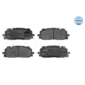 Jeu de 4 plaquettes de frein avant MEYLE OEM 4K0698151C