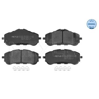 Jeu de 4 plaquettes de frein avant MEYLE OEM SU001B2505