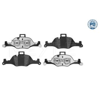 Jeu de 4 plaquettes de frein avant MEYLE OEM 6883469